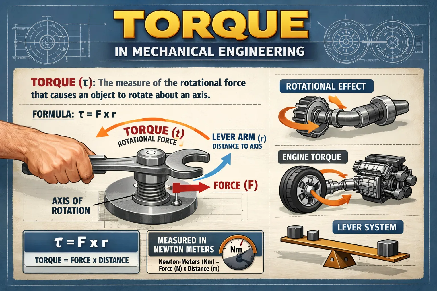 Torque Definition in Mechanical Engineering