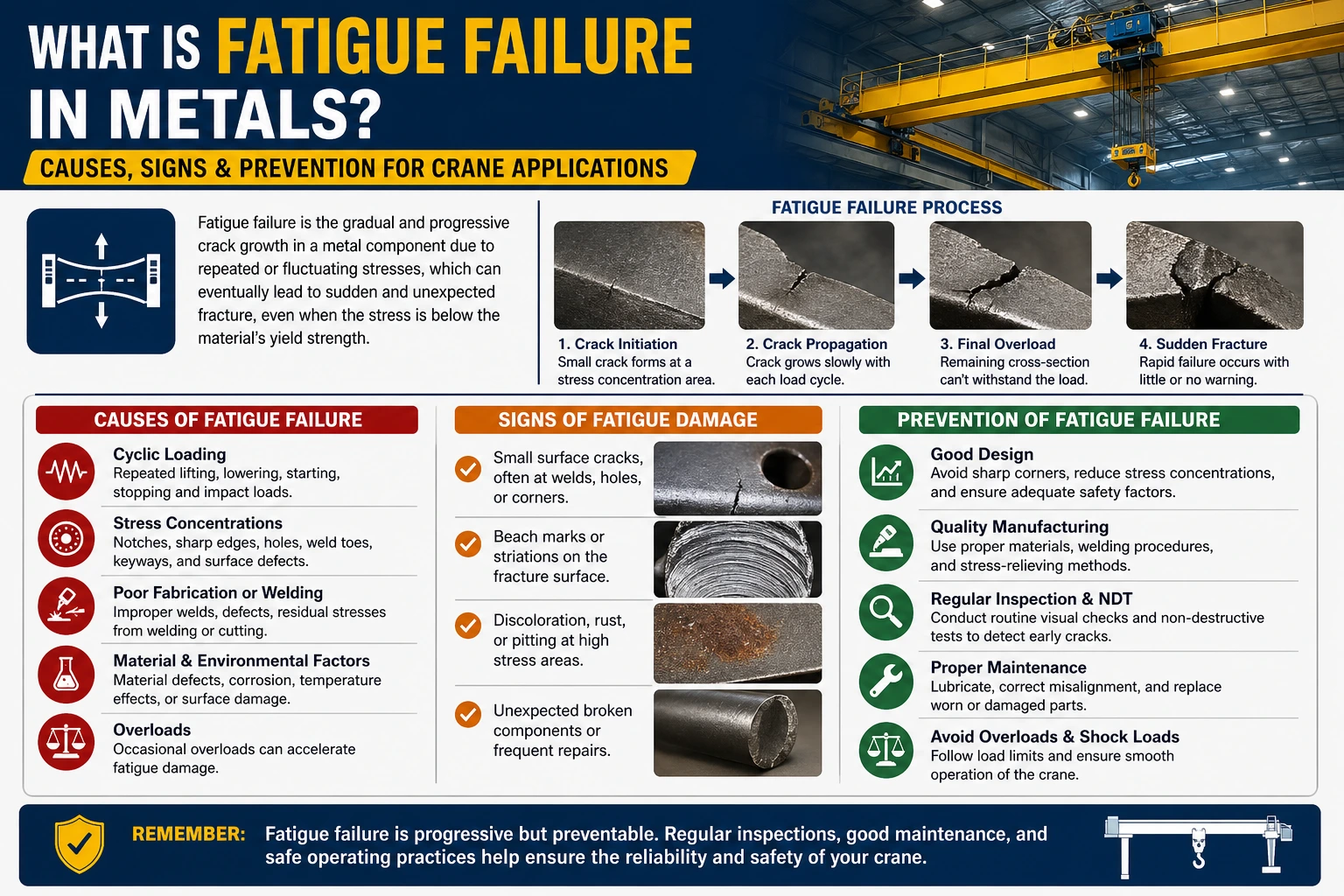 What Is Fatigue Failure in Metals Causes