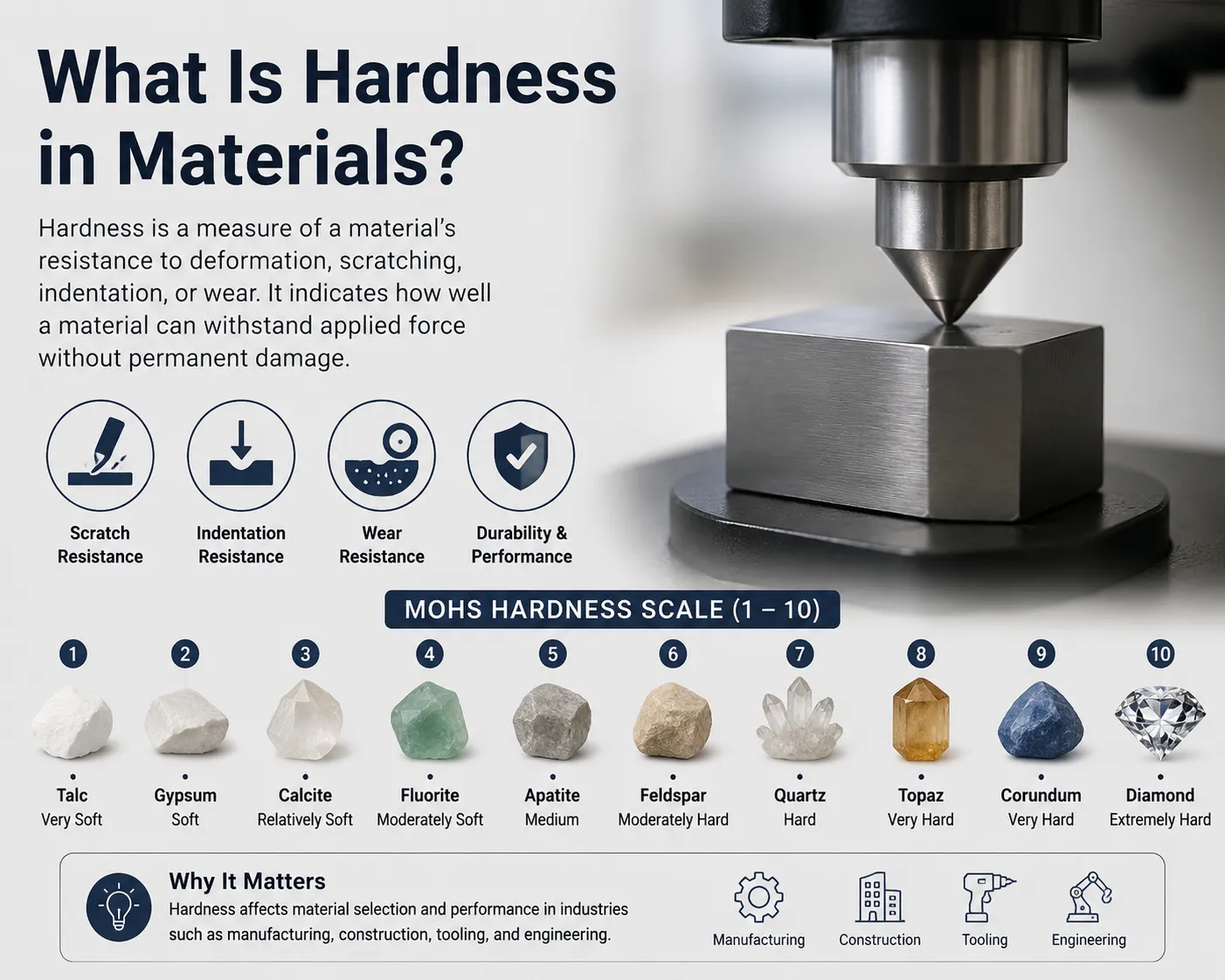 What Is Hardness in Materials